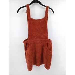 Rewash Overall Mini Skirt Women's X-Large Pinny Corduroy Casual.